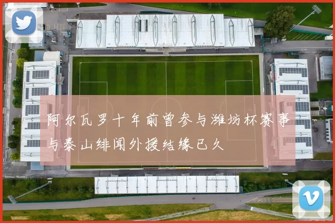阿尔瓦罗十年前曾参与潍坊杯赛事与泰山绯闻外援结缘已久